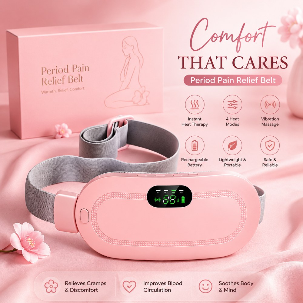 Mini Miracle Cordless Heat & Massage Relief Belt &ndash; Comfort that cares